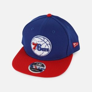 Philadelphia 76ers Red & Blue New Era Snapback Hat